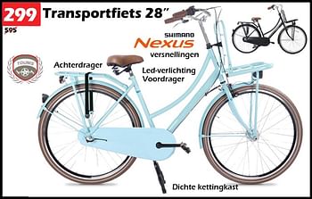 Aanbiedingen Transportfiets 28`` - Tounis - Geldig van 13/04/2023 tot 17/05/2023 bij Itek