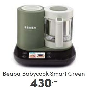 Aanbiedingen Beaba babycook smart green - Beaba - Geldig van 23/04/2023 tot 29/04/2023 bij Baby & Tiener Megastore