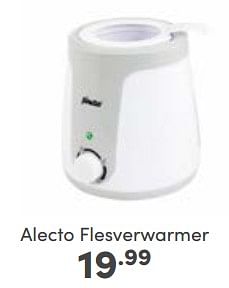 Aanbiedingen Alecto flesverwarmer - Alecto - Geldig van 23/04/2023 tot 29/04/2023 bij Baby & Tiener Megastore