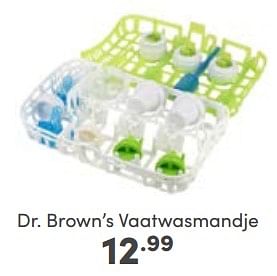 Aanbiedingen Dr. brown’s vaatwasmandje - DrBrown's - Geldig van 23/04/2023 tot 29/04/2023 bij Baby & Tiener Megastore