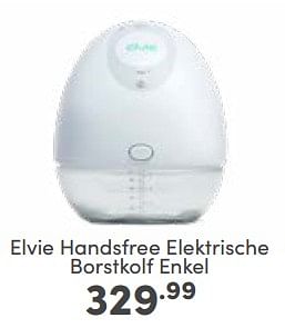 Aanbiedingen Elvie handsfree elektrische borstkolf enkel - Elvie - Geldig van 23/04/2023 tot 29/04/2023 bij Baby & Tiener Megastore