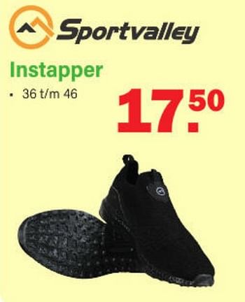 Aanbiedingen Instapper - Sport Valley - Geldig van 24/04/2023 tot 13/05/2023 bij Van Cranenbroek