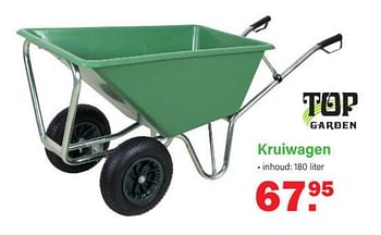 Aanbiedingen Kruiwagen - Top Garden - Geldig van 24/04/2023 tot 13/05/2023 bij Van Cranenbroek