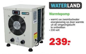 Aanbiedingen Waterland warmtepomp - Waterland - Geldig van 24/04/2023 tot 13/05/2023 bij Van Cranenbroek