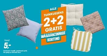 Aanbiedingen Tuinkussens - Huismerk - Kwantum - Geldig van 11/05/2023 tot 14/05/2023 bij Kwantum