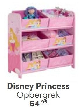 Aanbiedingen Disney princess opbergrek - Huismerk - Baby &amp; Tiener Megastore - Geldig van 30/04/2023 tot 13/05/2023 bij Baby & Tiener Megastore