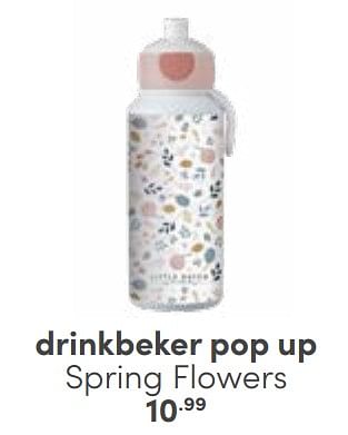 Aanbiedingen Drinkbeker pop up spring flowers - Huismerk - Baby &amp; Tiener Megastore - Geldig van 30/04/2023 tot 13/05/2023 bij Baby & Tiener Megastore