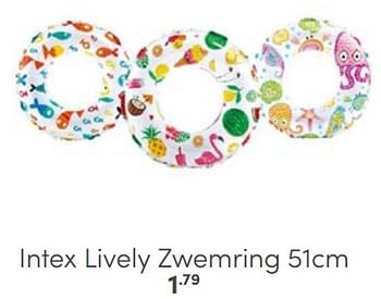 Aanbiedingen Intex lively zwemring - Intex - Geldig van 30/04/2023 tot 13/05/2023 bij Baby & Tiener Megastore