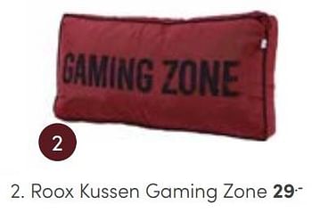 Aanbiedingen Roox kussen gaming zone - Huismerk - Baby &amp; Tiener Megastore - Geldig van 30/04/2023 tot 13/05/2023 bij Baby & Tiener Megastore