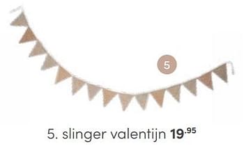 Aanbiedingen Slinger valentijn - Huismerk - Baby &amp; Tiener Megastore - Geldig van 30/04/2023 tot 13/05/2023 bij Baby & Tiener Megastore