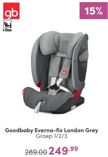 Aanbiedingen Goodbaby everna-fix london grey - Goodbaby - Geldig van 30/04/2023 tot 06/05/2023 bij Baby & Tiener Megastore