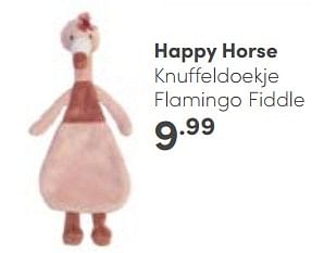 Aanbiedingen Happy horse knuffeldoekje flamingo fiddle - Happy Horse - Geldig van 30/04/2023 tot 06/05/2023 bij Baby & Tiener Megastore