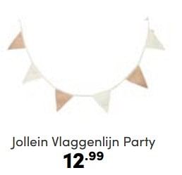 Aanbiedingen Jollein vlaggenlijn party - Jollein - Geldig van 30/04/2023 tot 06/05/2023 bij Baby & Tiener Megastore