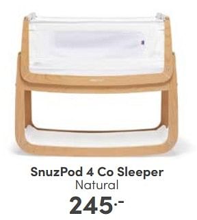 Aanbiedingen Snuzpod 4 co sleeper natural - SNÃœZ - Geldig van 30/04/2023 tot 06/05/2023 bij Baby & Tiener Megastore