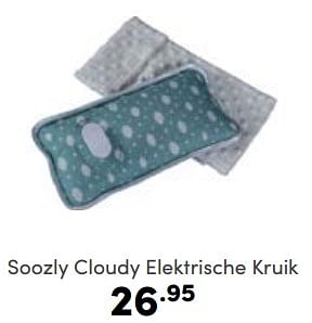 Aanbiedingen Soozly cloudy elektrische kruik - Soozly - Geldig van 30/04/2023 tot 06/05/2023 bij Baby & Tiener Megastore