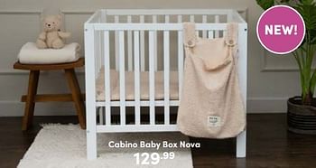 Aanbiedingen Cabino baby box nova - Cabino - Geldig van 30/04/2023 tot 06/05/2023 bij Baby & Tiener Megastore