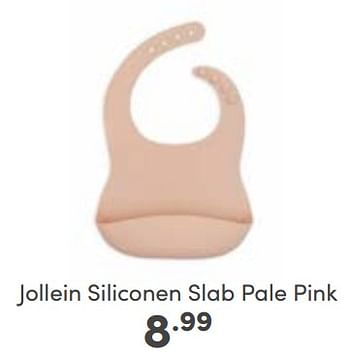 Aanbiedingen Jollein siliconen slab pale pink - Jollein - Geldig van 30/04/2023 tot 06/05/2023 bij Baby & Tiener Megastore