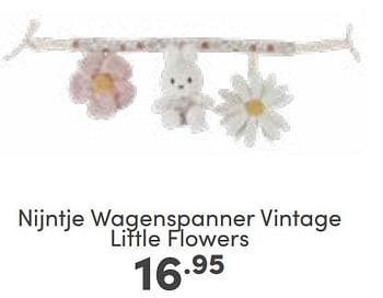 Aanbiedingen Nijntje wagenspanner vintage little flowers - Nijntje - Geldig van 30/04/2023 tot 06/05/2023 bij Baby & Tiener Megastore