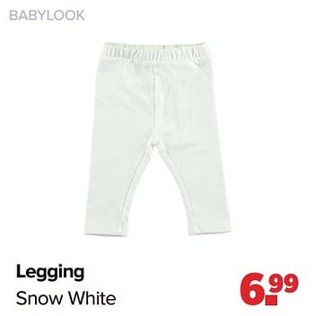 Aanbiedingen Babylook legging snow white - Baby look - Geldig van 01/05/2023 tot 03/06/2023 bij Baby-Dump