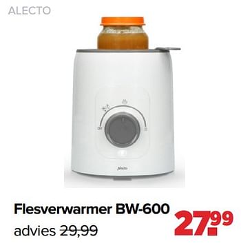 Aanbiedingen Alecto flesverwarmer bw-600 - Alecto - Geldig van 01/05/2023 tot 03/06/2023 bij Baby-Dump