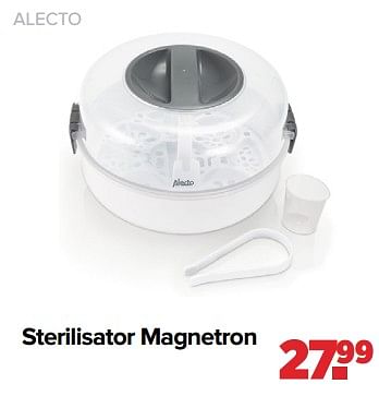 Aanbiedingen Alecto sterilisator magnetron - Alecto - Geldig van 01/05/2023 tot 03/06/2023 bij Baby-Dump