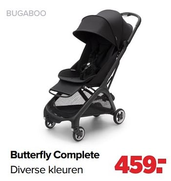 Aanbiedingen Bugaboo butterfly complete - Bugaboo - Geldig van 01/05/2023 tot 03/06/2023 bij Baby-Dump