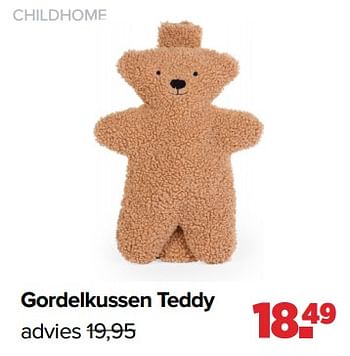 Aanbiedingen Childhome gordelkussen teddy - Childhome - Geldig van 01/05/2023 tot 03/06/2023 bij Baby-Dump