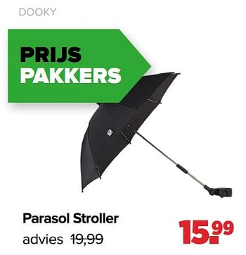 Aanbiedingen Dooky parasol stroller - Dooky - Geldig van 01/05/2023 tot 03/06/2023 bij Baby-Dump