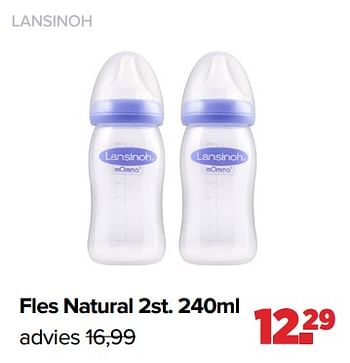 Aanbiedingen Lansinoh fles natural - Lansinoh - Geldig van 01/05/2023 tot 03/06/2023 bij Baby-Dump