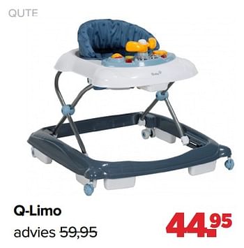 Aanbiedingen Qute q-limo - Qute  - Geldig van 01/05/2023 tot 03/06/2023 bij Baby-Dump