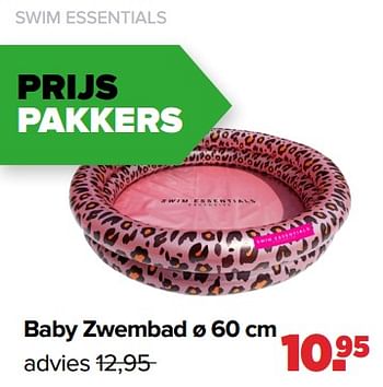 Aanbiedingen Swim essentials baby zwembad - Swim Essentials - Geldig van 01/05/2023 tot 03/06/2023 bij Baby-Dump