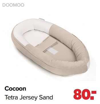 Aanbiedingen Doomoo cocoon tetra jersey sand - Cocoon - Geldig van 01/05/2023 tot 03/06/2023 bij Baby-Dump