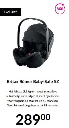 Aanbiedingen Britax römer baby-safe 5z - Britax - Geldig van 10/04/2023 tot 15/05/2023 bij Babypark