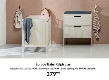 Aanbiedingen Europe baby ralph clay - Europe baby - Geldig van 10/04/2023 tot 15/05/2023 bij Babypark