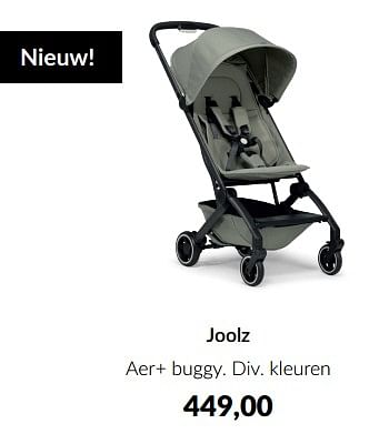 Aanbiedingen Joolz aer+ buggy - Joolz - Geldig van 10/04/2023 tot 15/05/2023 bij Babypark
