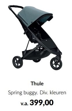 Aanbiedingen Thule spring buggy - Thule - Geldig van 10/04/2023 tot 15/05/2023 bij Babypark