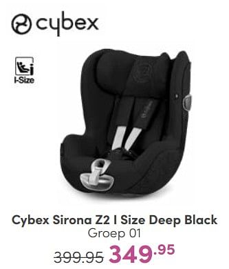 Aanbiedingen Cybex sirona z2 i size deep black - Cybex - Geldig van 07/05/2023 tot 13/05/2023 bij Baby & Tiener Megastore