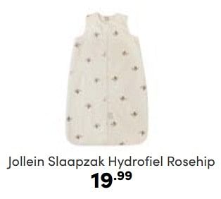 Aanbiedingen Jollein slaapzak hydrofiel rosehip - Jollein - Geldig van 07/05/2023 tot 13/05/2023 bij Baby & Tiener Megastore