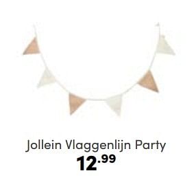 Aanbiedingen Jollein vlaggenlijn party - Jollein - Geldig van 07/05/2023 tot 13/05/2023 bij Baby & Tiener Megastore