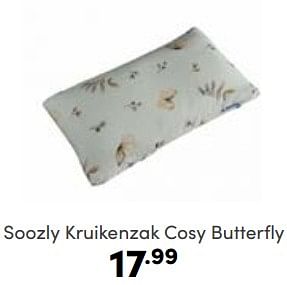 Aanbiedingen Soozly kruikenzak cosy butterfly - Soozly - Geldig van 07/05/2023 tot 13/05/2023 bij Baby & Tiener Megastore