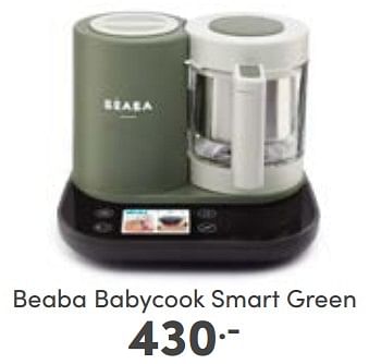 Aanbiedingen Beaba babycook smart green - Beaba - Geldig van 07/05/2023 tot 13/05/2023 bij Baby & Tiener Megastore
