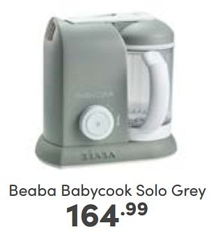 Aanbiedingen Beaba babycook solo grey - Beaba - Geldig van 07/05/2023 tot 13/05/2023 bij Baby & Tiener Megastore