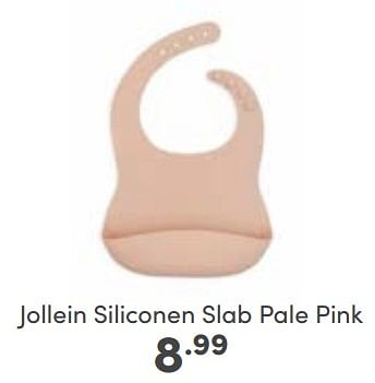 Aanbiedingen Jollein siliconen slab pale pink - Jollein - Geldig van 07/05/2023 tot 13/05/2023 bij Baby & Tiener Megastore