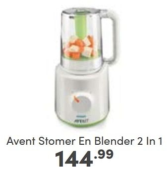 Aanbiedingen Philips avent stomer en blender 2 in 1 - Philips - Geldig van 07/05/2023 tot 13/05/2023 bij Baby & Tiener Megastore