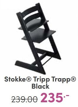 Aanbiedingen Stokke tripp trapp black - Stokke - Geldig van 07/05/2023 tot 13/05/2023 bij Baby & Tiener Megastore