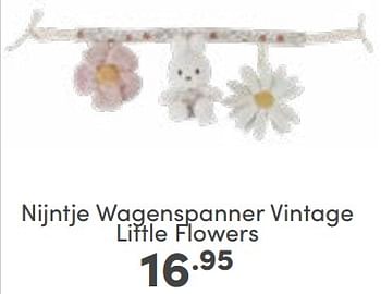 Aanbiedingen Nijntje wagenspanner vintage little flowers - Nijntje - Geldig van 07/05/2023 tot 13/05/2023 bij Baby & Tiener Megastore