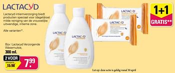 Aanbiedingen Lactacyd verzorgende wasemulsie - Lactacyd - Geldig van 28/04/2023 tot 15/05/2023 bij De Online Drogist