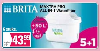 Aanbiedingen Maxtra pro all-in-1 waterfilter - Brita - Geldig van 28/04/2023 tot 15/05/2023 bij De Online Drogist
