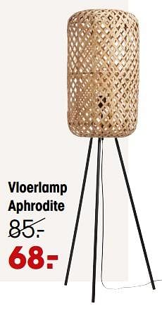 Aanbiedingen Vloerlamp aphrodite - Huismerk - Kwantum - Geldig van 15/05/2023 tot 21/05/2023 bij Kwantum