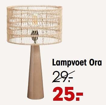 Aanbiedingen Lampvoet ora - Huismerk - Kwantum - Geldig van 22/05/2023 tot 31/05/2023 bij Kwantum
